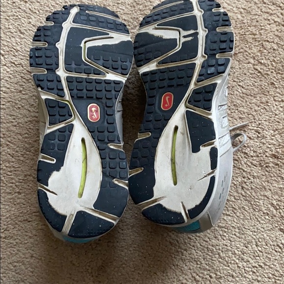 Nike + blue & white sneakers size 9 - Picture 2 of 4